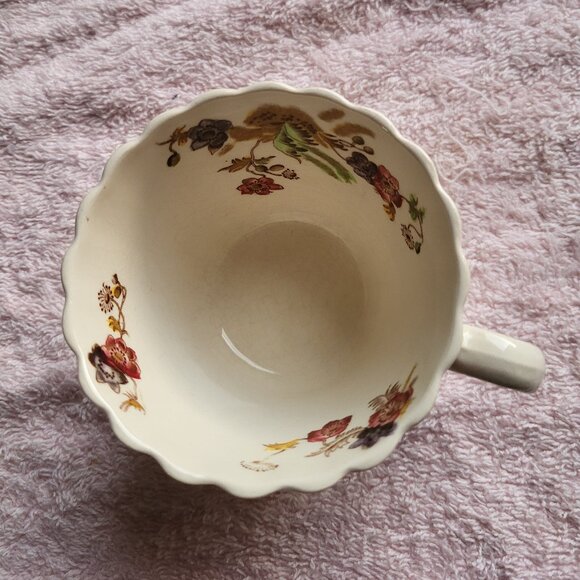 SPODE COPELAND CHINA TEA CUP BASKET WEAVE WICKER LANE MADE IN ENGLAND 'BIN F - Picture 4 of 7